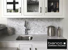 Carrara Marble Mosaic Tile Backsplash by Carrara Bianco Honed 1x2 Herringbone Mosaic Tile Carrara Marble Mosaic Tile Backsplash