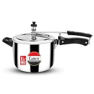 Buy Camro Triply Steller Inner Lid Stainless Steel Pressure Cooker 3 ...