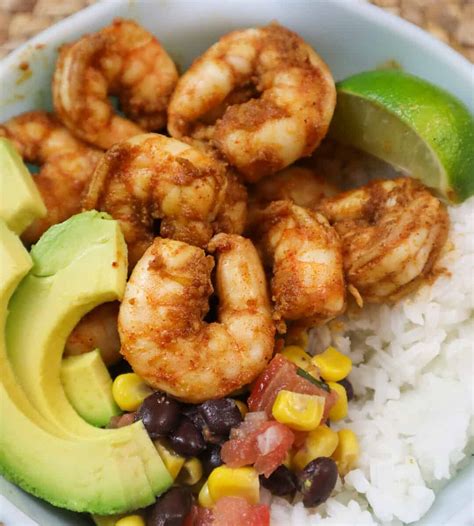 Quick and Healthy Shrimp Taco Bowl Recipe – Ready in 30 Minutes - Aimee ...