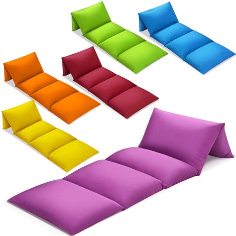 Mixweer 6 Pieces Pillow Bed Floor Lounger Cover Couch Recliners Casing ...