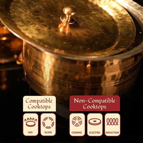 Buy Brass Patila / Topia with Lid and Holders Online | P-TAL