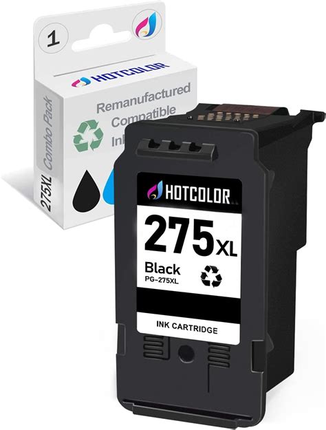 HOTCOLOR PG-275 XL Black Ink Cartridge Replacement for Canon Ink 275 ...