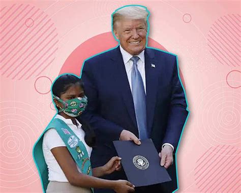 Indian-American Girl Honoured By Donald Trump For COVID-19 Work | Femina.in