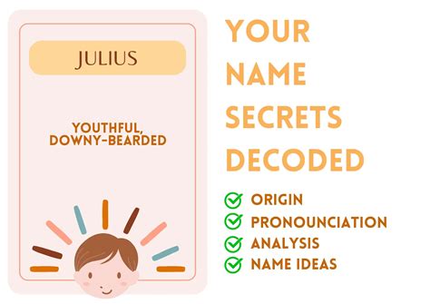 Julius - Roman Boy Name Meaning and Pronunciation
