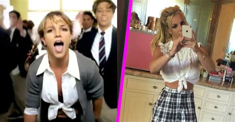 See Britney Spears Channel Her 'Hit Me Baby One More Time' Look | Access