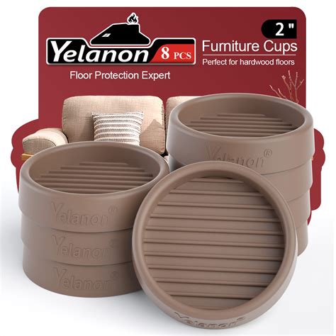 Snapklik.com : Furniture Coasters - 8 Pcs 2”Round Furniture Caster Cups ...