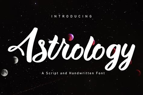 Astrology Font by Choirulcreator · Creative Fabrica