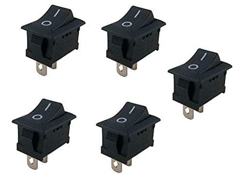 FEDUS 2 Pin SPST ON/Off Switch for Electronic Circuit Pack of 5 ...