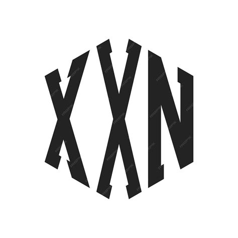 Premium Vector | XXN Logo Design Initial Letter XXN Monogram Logo using Hexagon shape