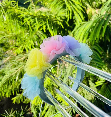 Princess Birthday Flower Hairband | Color Customization Available