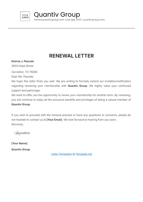 Sample Letter For License Renewal