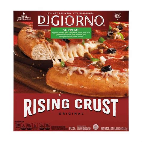 Buy DiGiorno Frozen Pizza, Rising Crust Supreme Pizza from Dollar ...