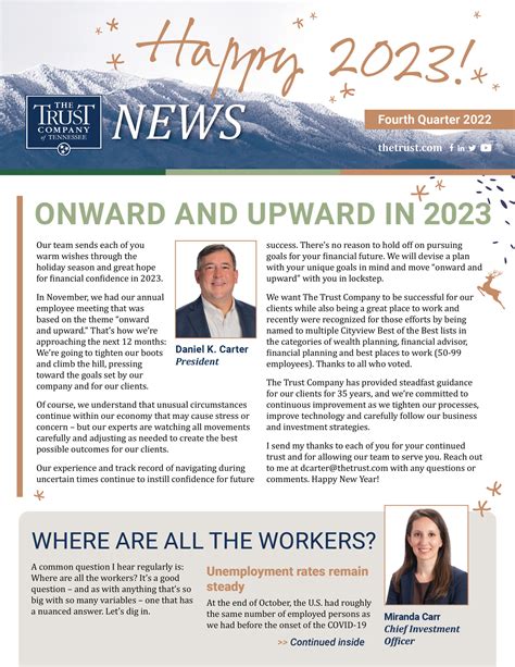 The Trust Company of Tennessee News | Q4 2022 - The Trust Company of ...