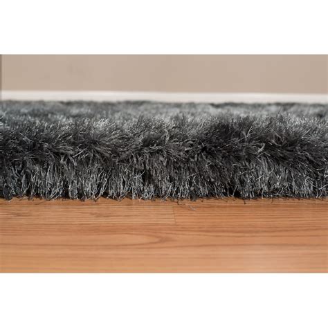United Weavers Of America Bliss 8 X 11 (ft) Dark Grey Indoor Solid Area ...