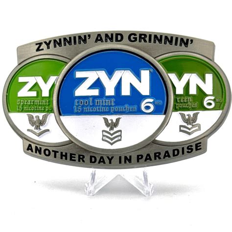 Zynnin' and Grinnin' | Petty officer First Class and Below Belt Buckle