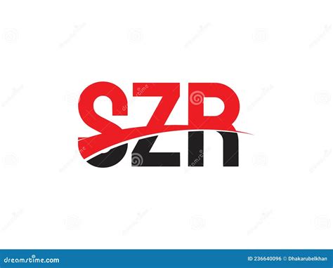 SZR Letter Initial Logo Design Vector Illustration Stock Vector ...