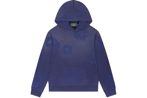 Denim Tears Mono Cotton Wreath Hoodie Washed Blue Men's - SS25 - US