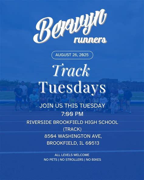 Track Tuesdays , 8504 Washington Ave. Brookfield Illinois, 26 August ...