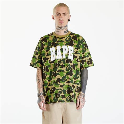 T-shirts A BATHING APE Abc Camo Relaxed Fit Bape Logo Tee Green ...