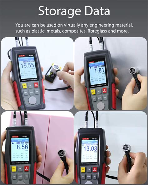 Wintact Digital Ultrasonic Thickness Gauge, Range India | Ubuy