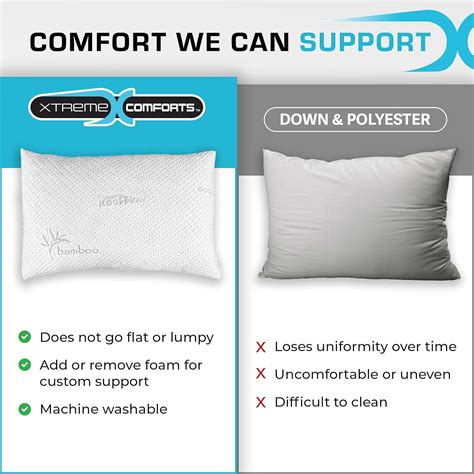 Buy Xtreme Comforts Pillows for Sleeping - GreenGuard Gold Certified ...