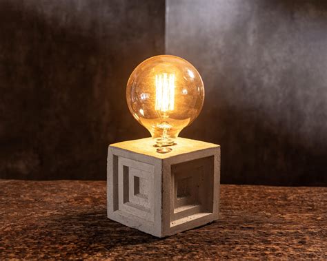 Image result for Concrete Table Lamp