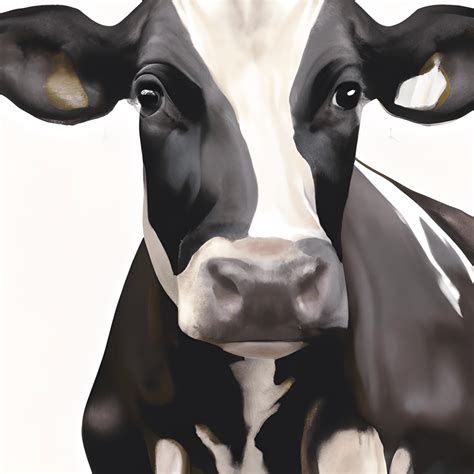 Holstein Cow Face Painting