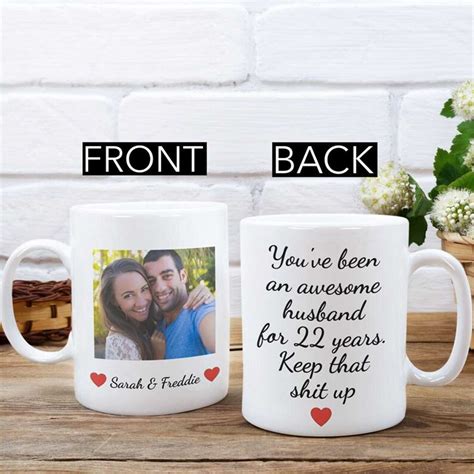 Custom 22nd Anniversary Gift, 22 Year Anniversary Gifts for | Inspire ...