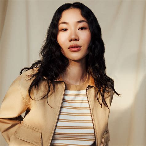 Strafford Bomber Washed Canvas Jacket for Women in Yellow