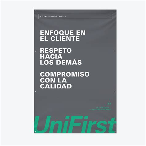 CORE VALUES VINYL BANNER — SPANISH – Always Deliver Store