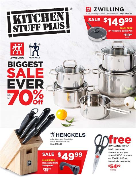 Kitchen Stuff Plus Flyer September 11 to October 9