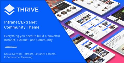 thrive v1 9 2 intranet community wordpress theme