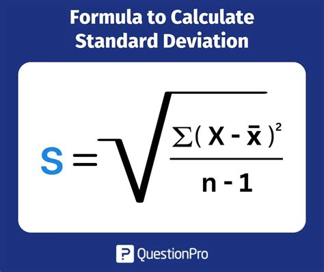 Standard Deviation Formula Step By Step Calculation