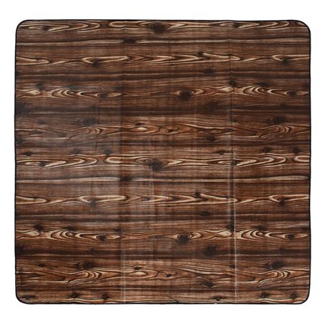 Heart Home Food Mat | Wooden Texture Bed Server | Laminated Bed ...