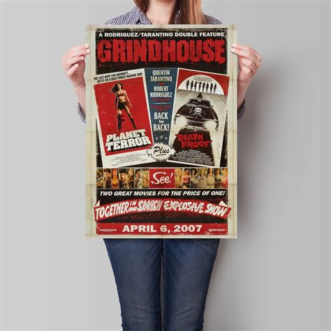 Grindhouse Death Proof Poster Grindhouse Death Proof Planet Terror