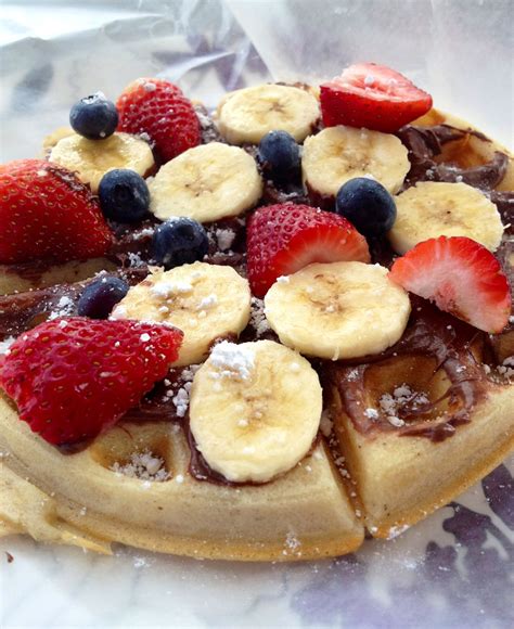 Waffles con nutella y fruta – Artofit