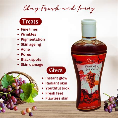 REDWINE FACE WASH – Iraa Organics