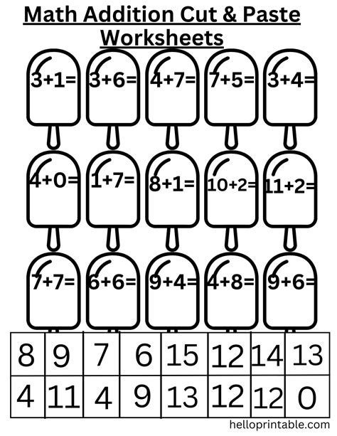 Math Addition Worksheets 的图像结果