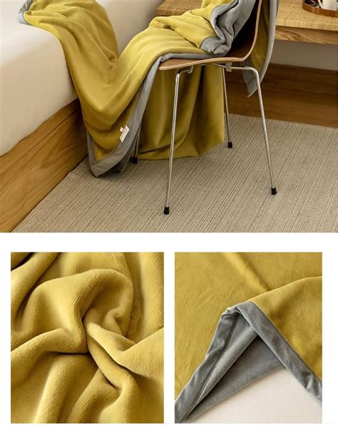 Buy ABBY Yellow Luxury Throw and Blanket Online - Angie Homes – ANGIE HOMES