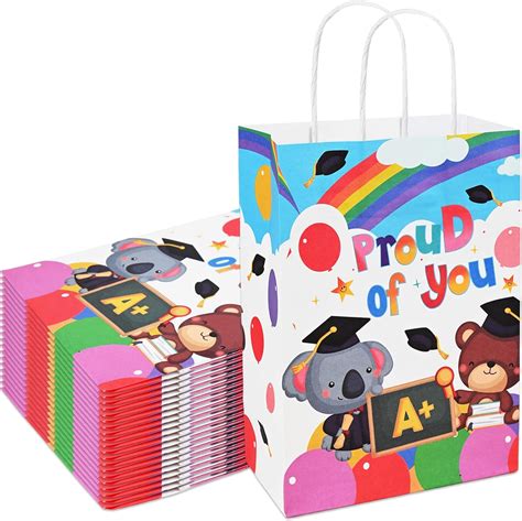 Amazon.com: Bolsome 24 Pack Kindergarten Graduation Gift Bags for kids ...