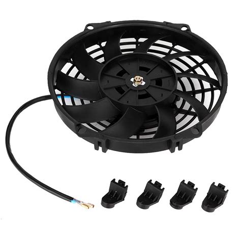 Cooling Fan, 24V 9'' Universal Car Curved Blade Air Conditioner ...