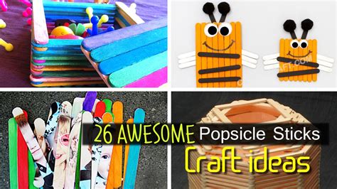 Craft Ideas Using Popsicle Sticks 的图像结果