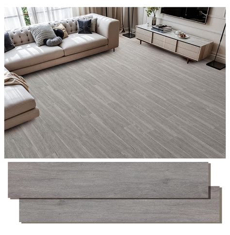 Peel and Stick Floor Tile, 36Packs 54 Sq. Ft Vinyl Flooring Plank 36"x ...