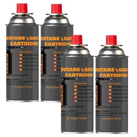 Buy Auto-Spray Butane Cartridge 500 ML - 230 GMS - Refill Canister for ...