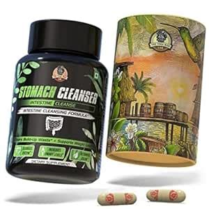The Yoga Man Lab Intestine Detox & Extreme Detox Capsules, Relieves ...