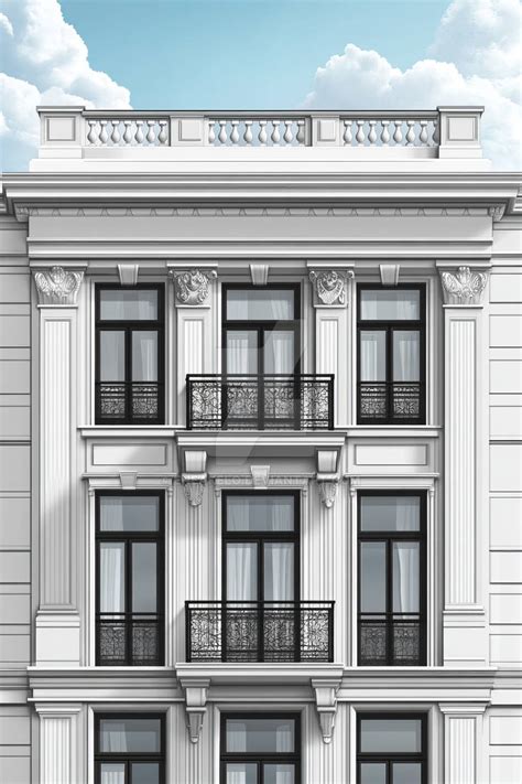 Front of a very old building Aesthetic Minimalist