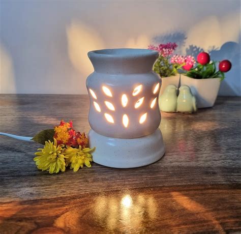 AsianLily Ceramic Electric Aroma Oil Diffuser Set with 2 Aroma Oils 10 ...