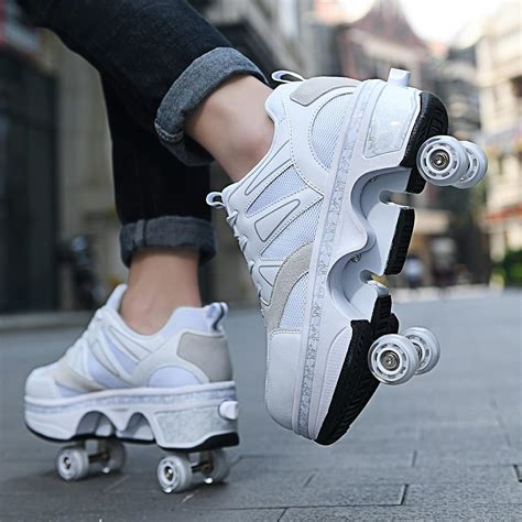 Women's Retractable Roller Skate Shoes at Alexis Kevin blog