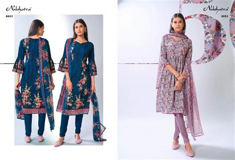 Anmol Tex Nakshatra Pro Vol-50 Wholesale Leon Crepe Printed Dress ...