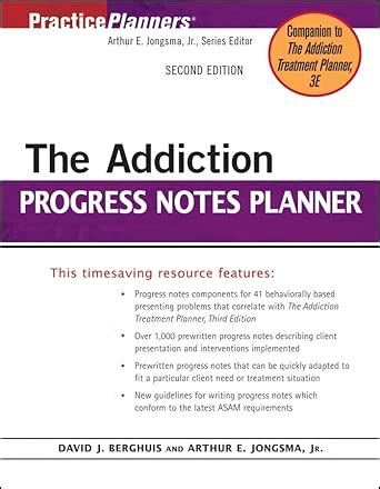 Buy The Addiction Progress Notes Planner (PracticePlanners®) Book ...